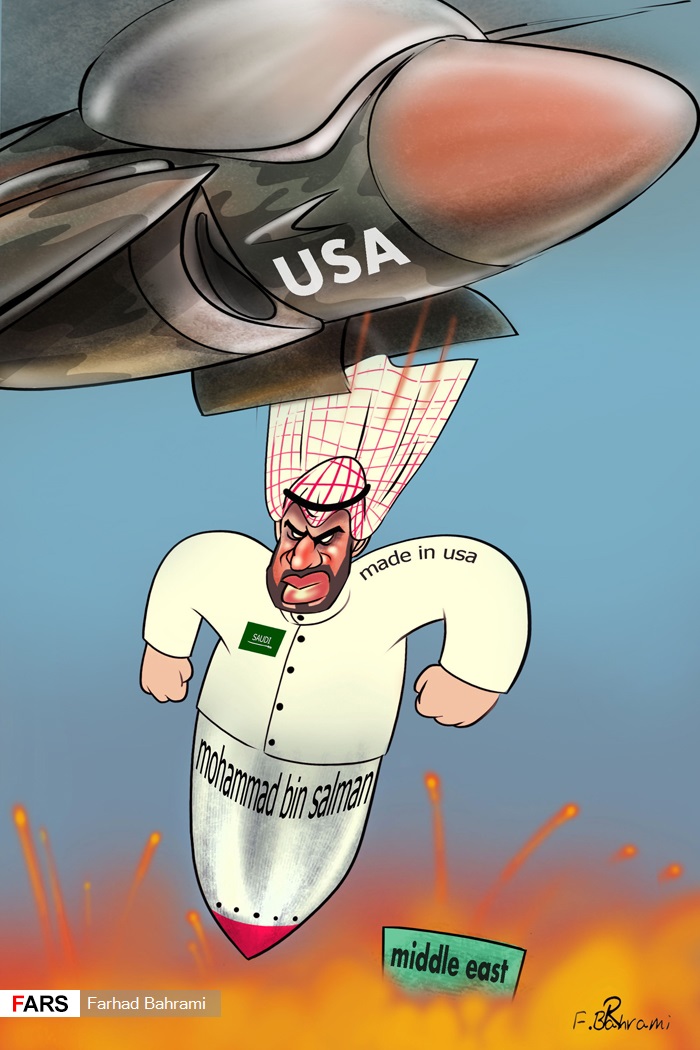 کاریکاتور / محمد سلمان، پادشاه جنگ طلب آینده عربستان!